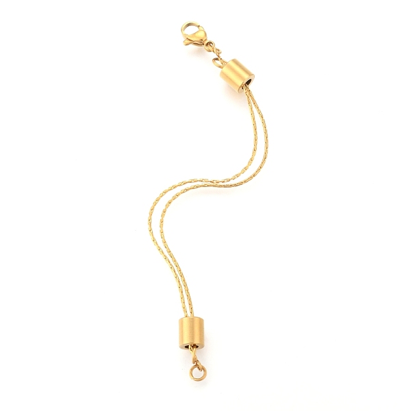 

PandaHall 304 Stainless Steel Coreana Chain Extenders, with Lobster Claw Clasps, for Necklace Bracelet Jewelry Making, Golden, 10~16cm 304...