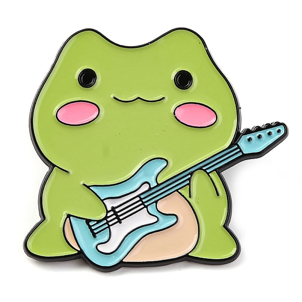 Cartoon Frog Enamel Pins
