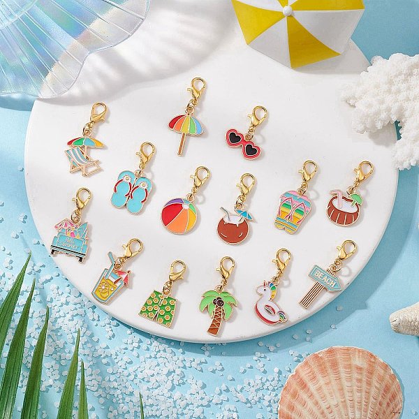 14Pcs Beach Theme A… - image