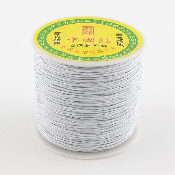 

PandaHall Nylon Thread, Light Grey, 1mm, about 153.1 yards(140m)/roll Nylon Gray