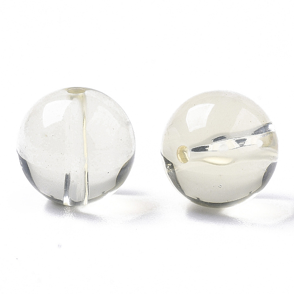

PandaHall Transparent Acrylic Beads, Round, Clear, 10mm, Hole: 1.8mm Acrylic Round Clear
