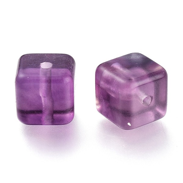 

PandaHall Natural Fluorite Beads, Cube, 9.5~10mm, Hole: 1.8mm Fluorite Cube