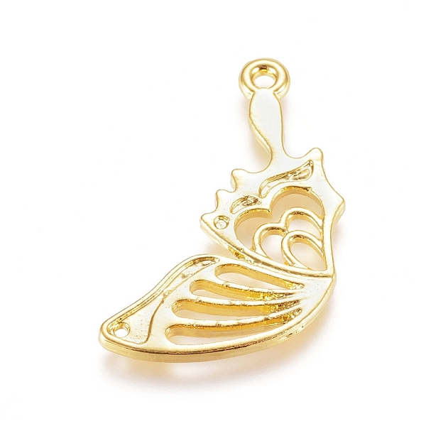 

PandaHall Zinc Alloy Open Back Bezel Pendants, For DIY UV Resin, Epoxy Resin, Pressed Flower Jewelry, Butterfly, Golden, 28.5x23x1.5mm, Hole...
