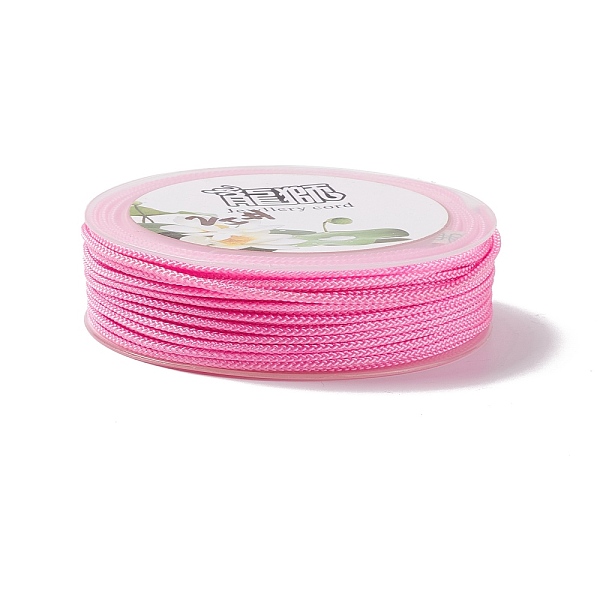 

PandaHall Braided Nylon Threads, Dyed, Knotting Cord, for Chinese Knotting, Crafts and Jewelry Making, Pearl Pink, 1.5mm, about 13.12 Yards...