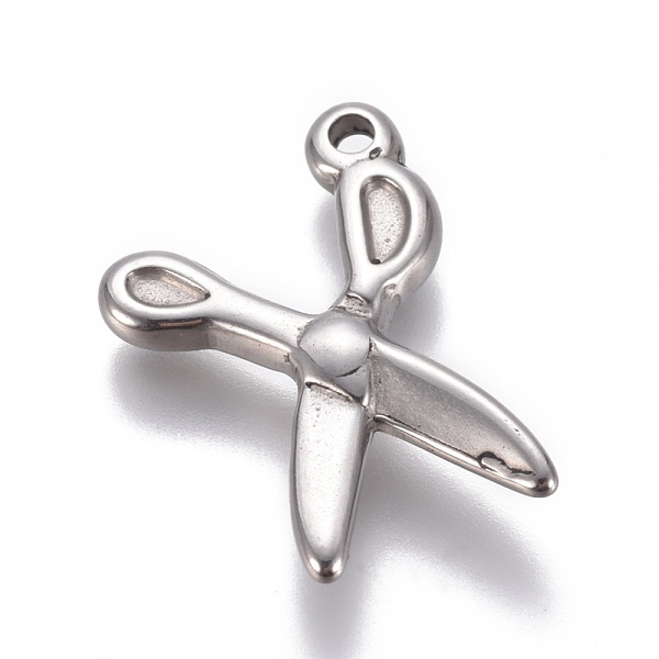 

PandaHall 304 Stainless Steel Pendants, Scissor, Stainless Steel Color, 20x14x3.2mm, Hole: 1.6mm 304 Stainless Steel Tool