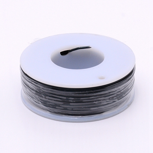 

PandaHall Matte Round Aluminum Wire, with Spool, Black, 1.2mm, 16m/roll Aluminum Round Black