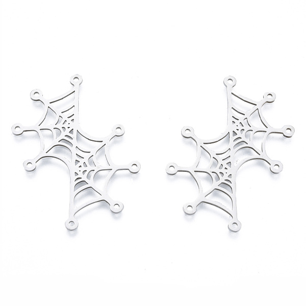 

PandaHall Halloween Theme 201 Stainless Steel Pendants, Spider Web Charm, Stainless Steel Color, 45x34x1mm, Hole: 1.4mm 201 Stainless Steel...