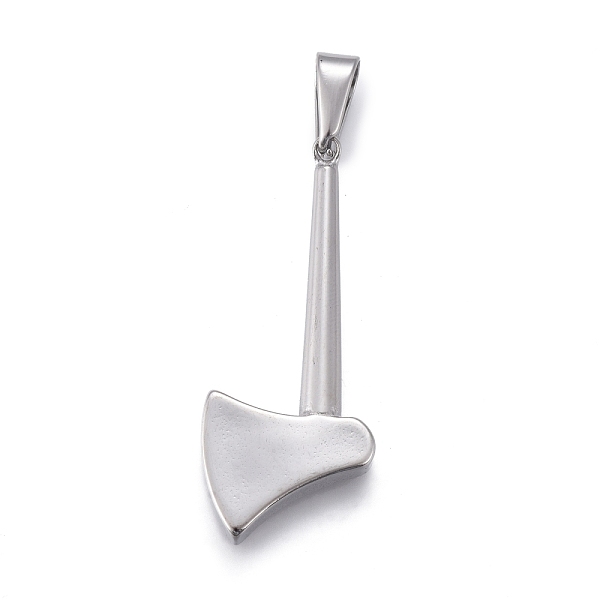 

PandaHall 304 Stainless Steel Pendants, Axe, Stainless Steel Color, 44x18x4mm, Hole: 4.5x9.5mm 304 Stainless Steel Tool