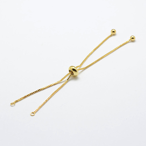 

PandaHall Rack Plating Brass Chain Bracelet Making, Long-Lasting Plated, Slider Bracelets Making, Cadmium Free & Nickel Free & Lead Free...