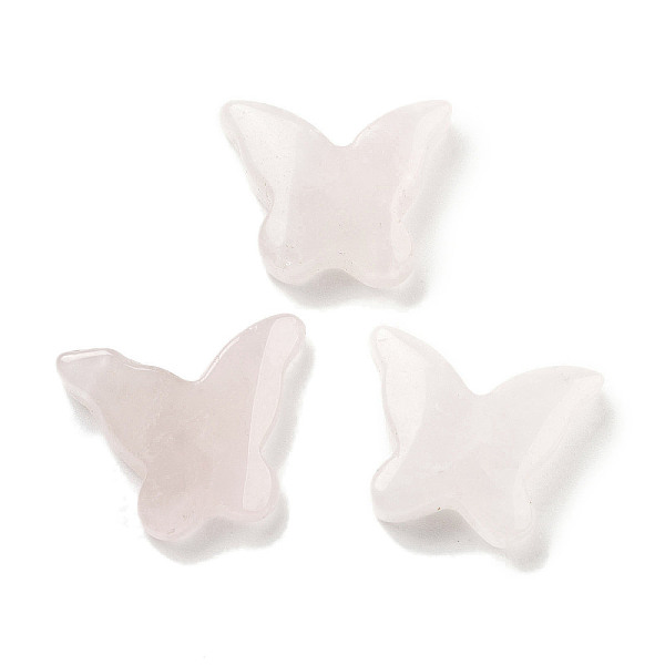 

PandaHall Natural Rose Quartz Pendants, Butterfly Charms, 19.5x15x5.5mm, Hole: 1mm Rose Quartz Butterfly