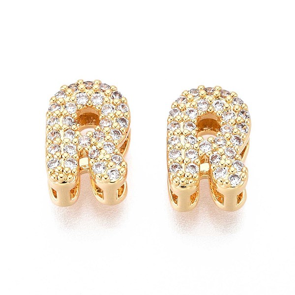 Brass Micro Pave Cl… - image