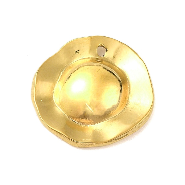 

PandaHall Ion Plating(IP) 304 Stainless Steel Pendants, Hat Charm, Real 18K Gold Plated, 17x17x3.5mm, Hole: 1.2mm 304 Stainless Steel Hat