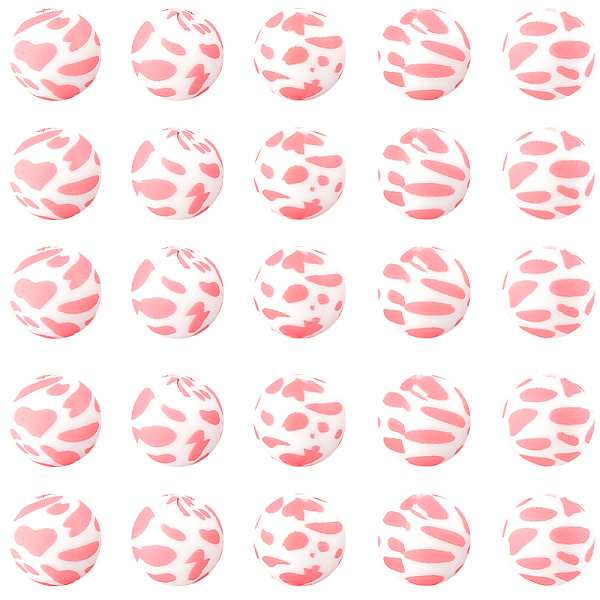 50Pcs Round With Pe… - image