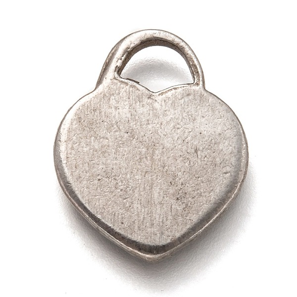 

PandaHall Valentine's Day 304 Stainless Steel Pendants, Heart Lock with Word Ti Penso Sempre, Stainless Steel Color, 20.5x16.5x2.5mm, Hole...