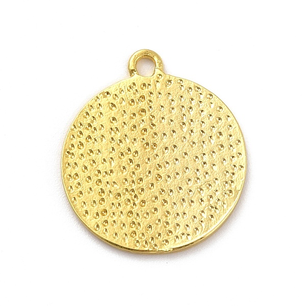 

PandaHall Alloy Enamel Pendants, Flat Round with Moon Phase Charm, Golden, 23x20x1mm, Hole: 2mm Alloy+Enamel Flat Round