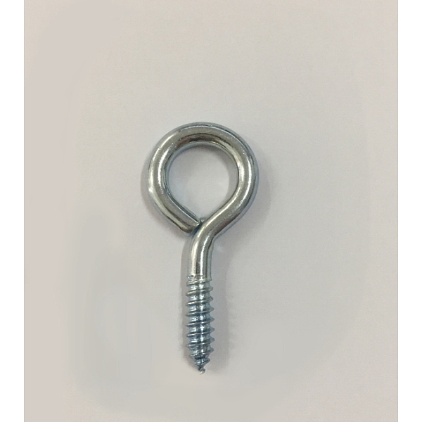 

PandaHall Iron Screw Eye Pin Peg Bails, For Half Drilled Beads, 40x18x4mm, Hole: 11mm, Pin: 4.5mm Iron