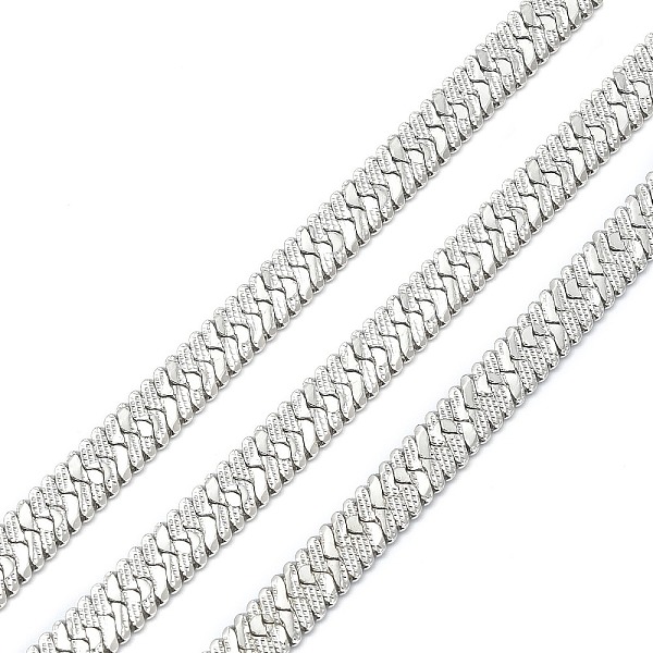 

PandaHall 304 Stainless Steel Herringbone Chains, Soldered, with Spool, Stainless Steel Color, 6x1mm 304 Stainless Steel