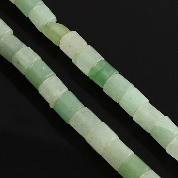 

PandaHall Natural Green Aventurine Stone Bead Strands, Column, 6x6mm, Hole: 1mm, about 66pcs/strand, 15.7 inch Green Aventurine Column Green