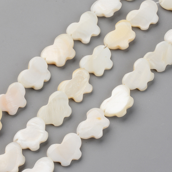 

PandaHall Natural Freshwater Shell Beads Strands, Top Drilled Beads, Butterfly, Seashell Color, 11~12x15~17x3~4mm, Hole: 0.8mm, about...
