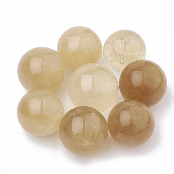 

PandaHall Natural Calcite Decorations, Round, 32~45mm Calcite Round