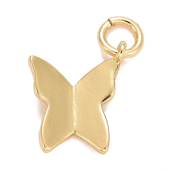 

PandaHall Rack Plating Real 18K Gold Plated Brass Pendants, with Jump Rings, Long-Lasting Plated, Lead Free & Cadmium Free, Butterfly, Real...