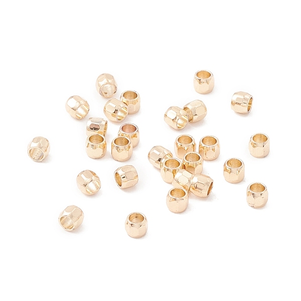 

PandaHall Brass Beads, Long-Lasting Plated, Rondelle, Light Gold, 2x2mm, Hole: 1.6mm Brass Rondelle