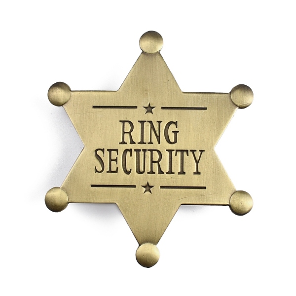 Insignia De Palabra De Seguridad De Anillo