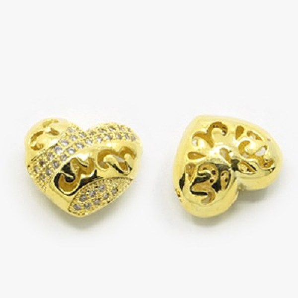 Brass Micro Pave Cu… - image