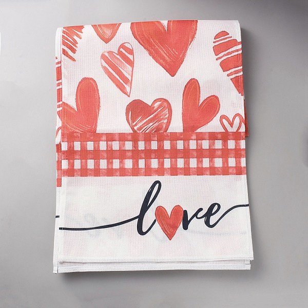 Valentines Day Polyester Tablecloth