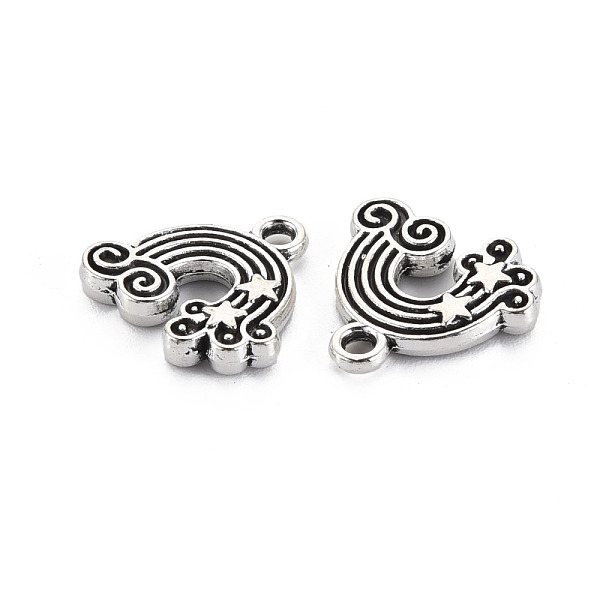 

PandaHall Tibetan Style Alloy Pendant Enamel Settings, Cadmium Free & Lead Free, Rainbow, Antique Silver, 13.5x14.5x2mm, Hole: 1.6mm Alloy...
