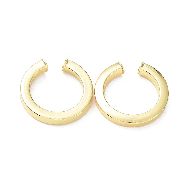 

PandaHall Rack Plating Brass Ring Cuff Earrings for Women, Long-Lasting Plated, Lead Free & Cadmium Free, Real 18K Gold Plated, 30x4.5~5.5mm...