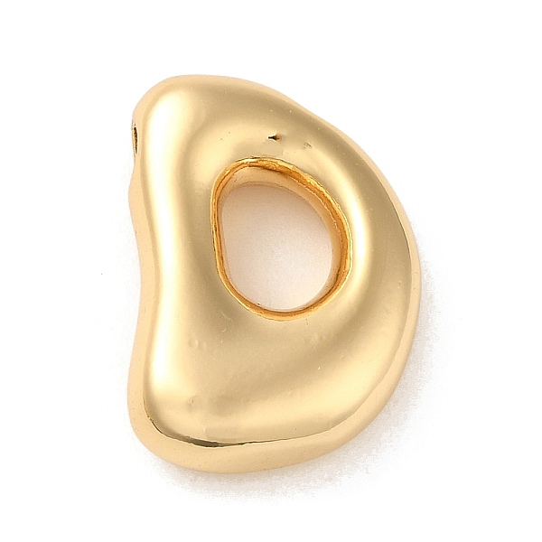 

PandaHall Brass Pendant, Real 18K Gold Plated, Letter D, 22x15x6mm, Hole: 2.9x2.7mm Brass Letter D