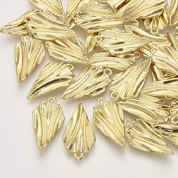 

PandaHall Alloy Pendants, Leaf, Light Gold, 23.5x13x3mm, Hole: 1.4mm Alloy Leaf