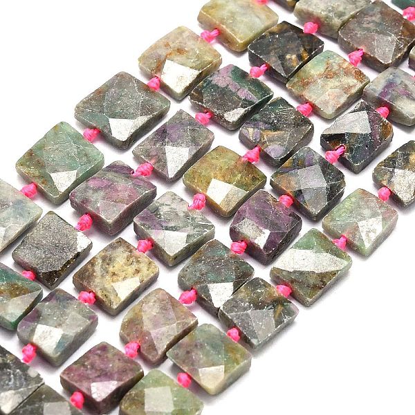 

PandaHall Natural African Jade Beads Strands, Faceted, Square, 11.5~12.5x11.5~12.5x4.5~5.5mm, Hole: 0.8mm, about 34~37pcs/strand...