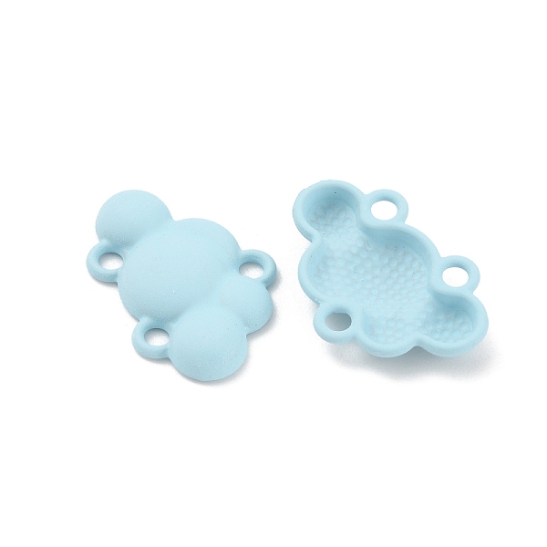 

PandaHall Spray Painting Zinc Alloy Chandelier Component Links, Cloud, Sky Blue, 13x19.5x3mm, Hole: 2mm Alloy Cloud