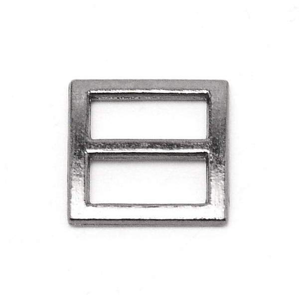 

PandaHall Alloy Slide Buckles, Square, Gunmetal, 10x10x1mm Alloy Square