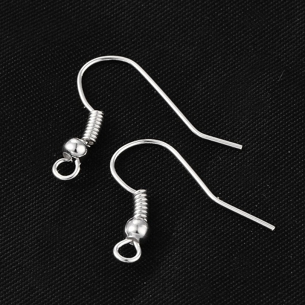 Earring Jewelry Findings Iron Silver Color Plated Earring Hooks