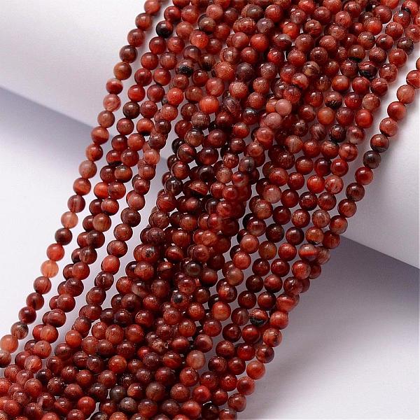 

PandaHall Natural Red Tiger Eye Bead Strands, Round, 3~3.5mm, Hole: 0.7mm, about 115~125pcs/strand, 16 inch Tiger Eye Round