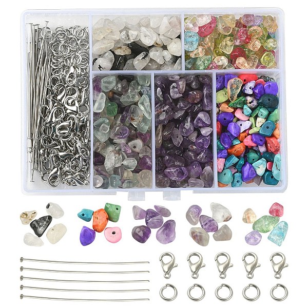 DIY Gemstone Keychain Making Kit