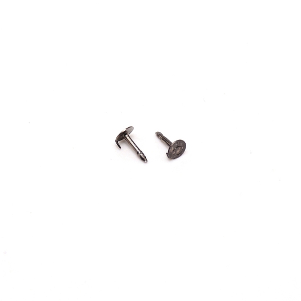 

PandaHall Brass Flat Pad Pin, for DIY Butterfly Clutches and Buckles, Gunmetal, 8x4.5mm, Pin: 1mm Brass