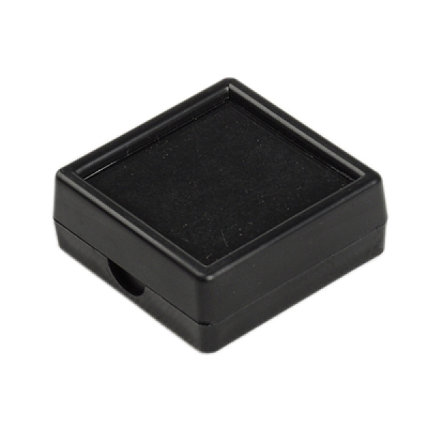 

PandaHall Plastic Jewelry Set Boxes, with Velvet Inside, Square, Black, 40x40x15mm Plastic Square Black