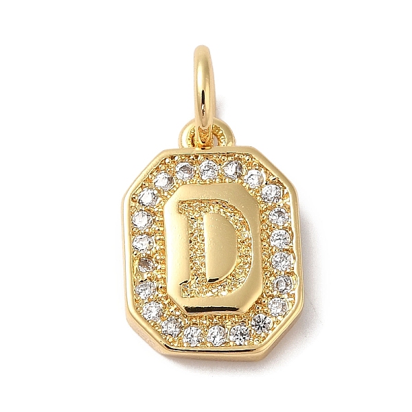 

PandaHall Real 18K Gold Plated Brass Micro Pave Clear Cubic Zirconia Pendants, with Jump Ring, Long-Lasting Plated, Lead Free & Cadmium Free...