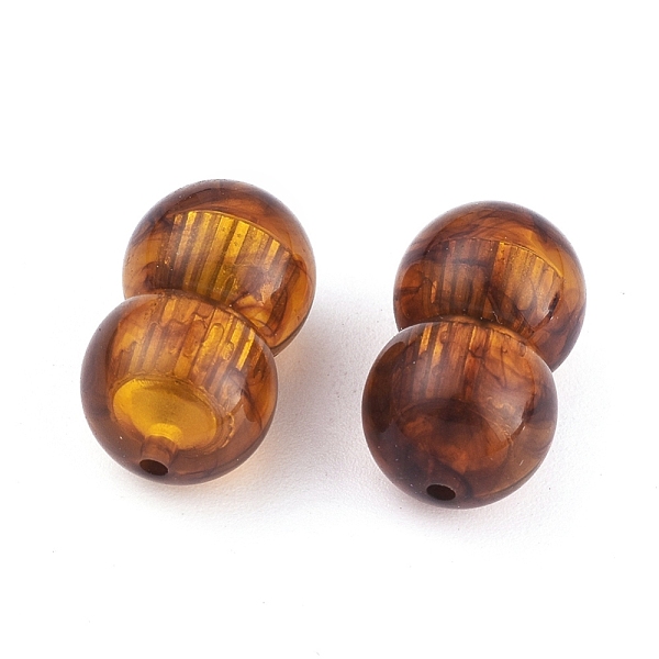 

PandaHall Brass Screw Clasps, with Resin & Amber, Translucent, Compacting Molding, Column, Platinum & Golden, Saddle Brown, 8x13mm, Hole...
