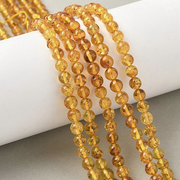 Natural Amber Beads… - image