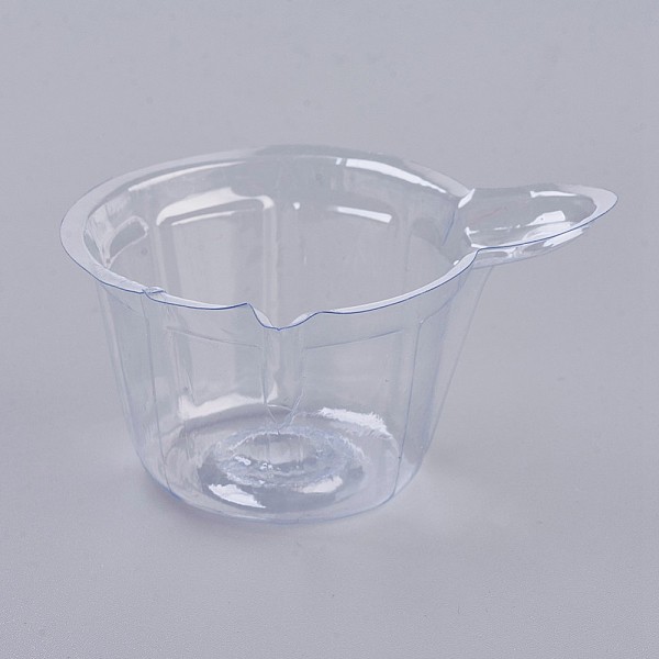 

PandaHall Disposable Plastic Mixing Dish, Clear, 6.6x5.8x3.2cm, Capacity: 40ml(1.35 fl. oz) Plastic Clear