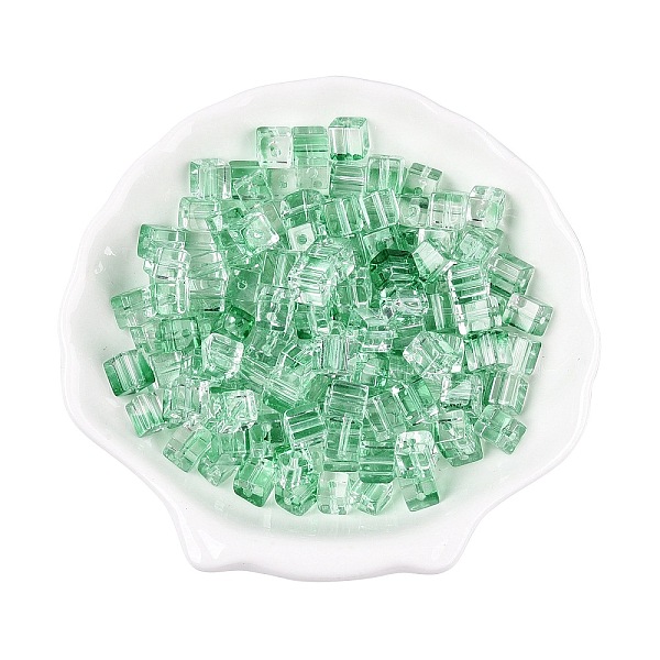 ベーキングペイント透明ガラスビーズ