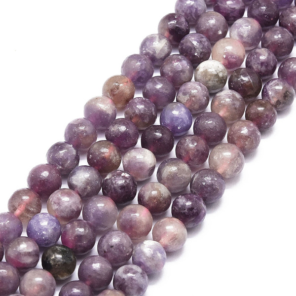 

PandaHall Natural Cherry Blossom Tourmaline Beads Strands, Round, 6~6.5mm, Hole: 1mm, about 62pcs/strand, 14.96''(38cm) Tourmaline Round