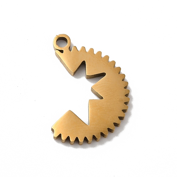 

PandaHall Bohemian Style 304 Stainless Steel Pendant, Moon, Golden, 18x11.5x1.5mm, Hole: 1.6mm 304 Stainless Steel Moon