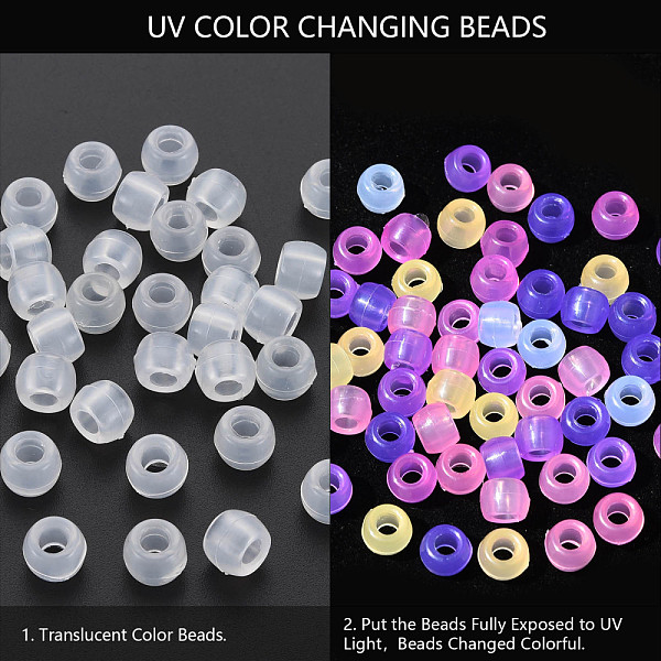 Transparent Plastic Beads