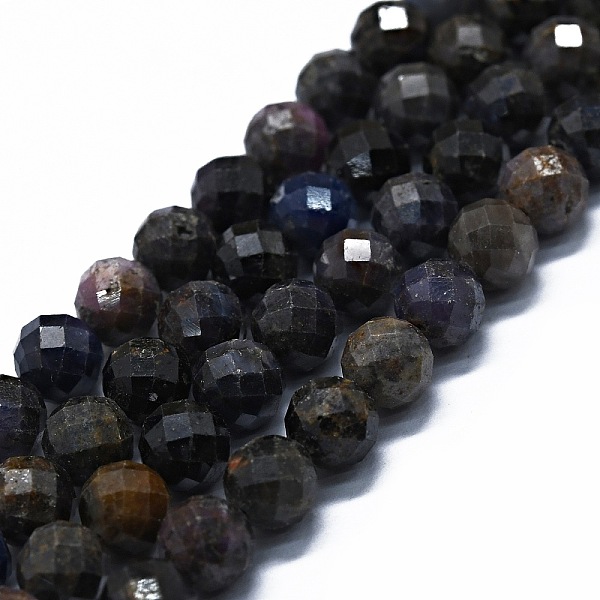 

PandaHall Natural Sapphire Beads Strands, Faceted(64 Facets), Round, 6mm, Hole: 0.8mm, about 62~67pcs/strand, 15.16~15.55 inch(38.5~39.5cm)...